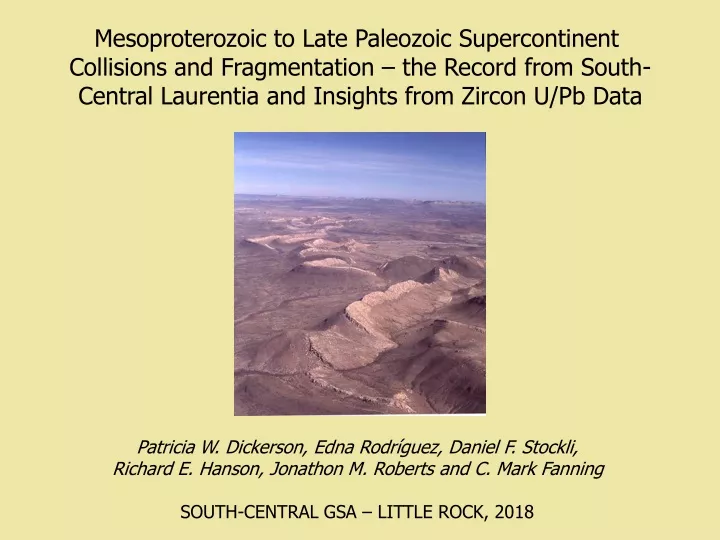 mesoproterozoic to late paleozoic supercontinent