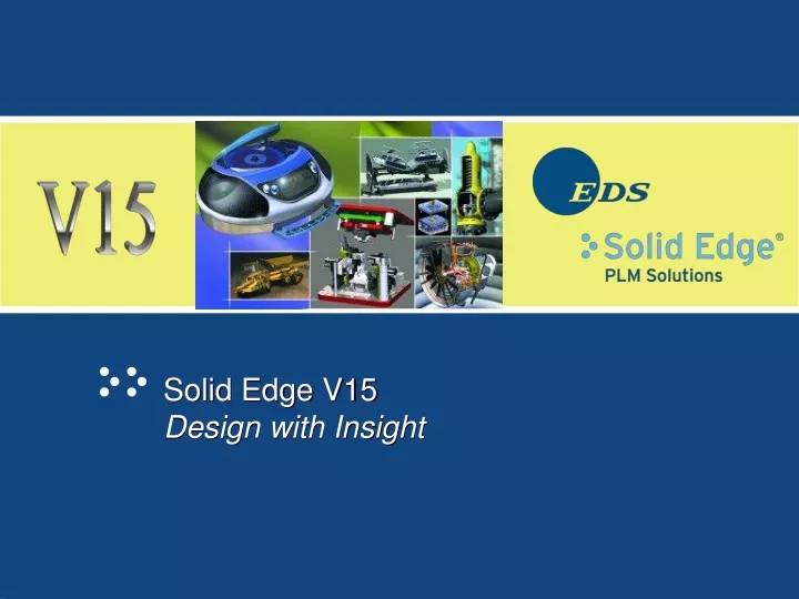 solid edge v15 design with insight