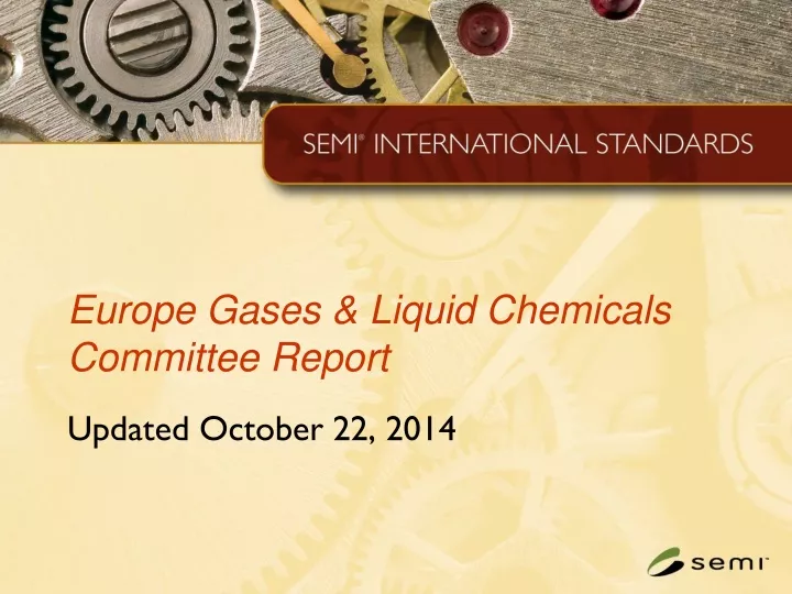 europe gases liquid chemicals committee report