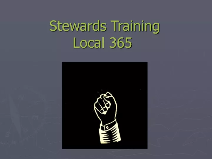 stewards training local 365