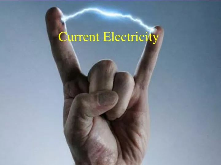 current electricity