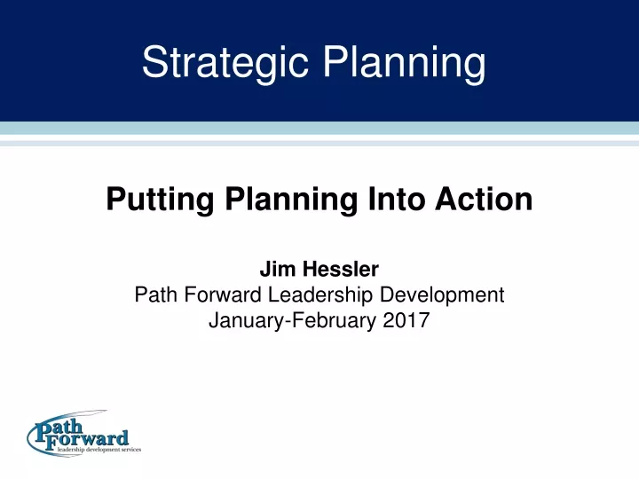 strategic planning