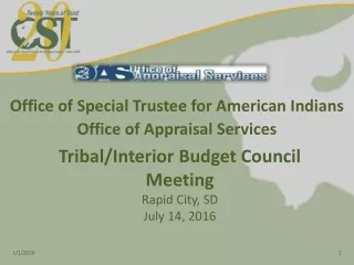 Office of Special Trustee for American Indians