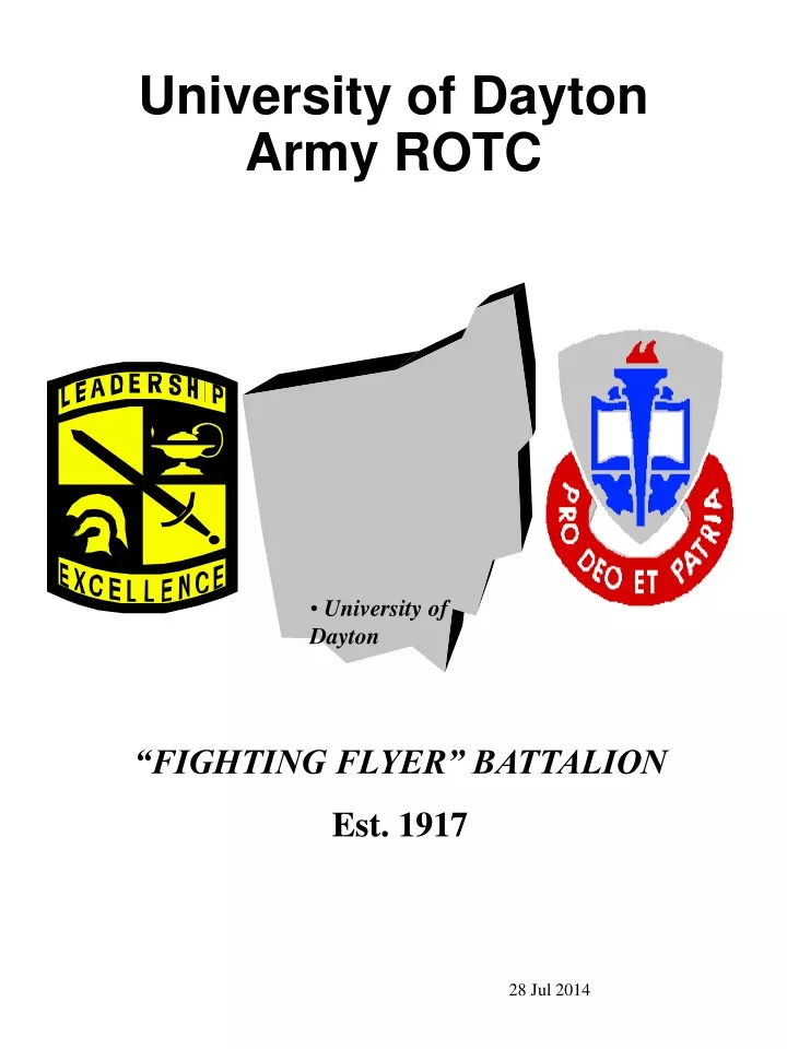 university of dayton army rotc