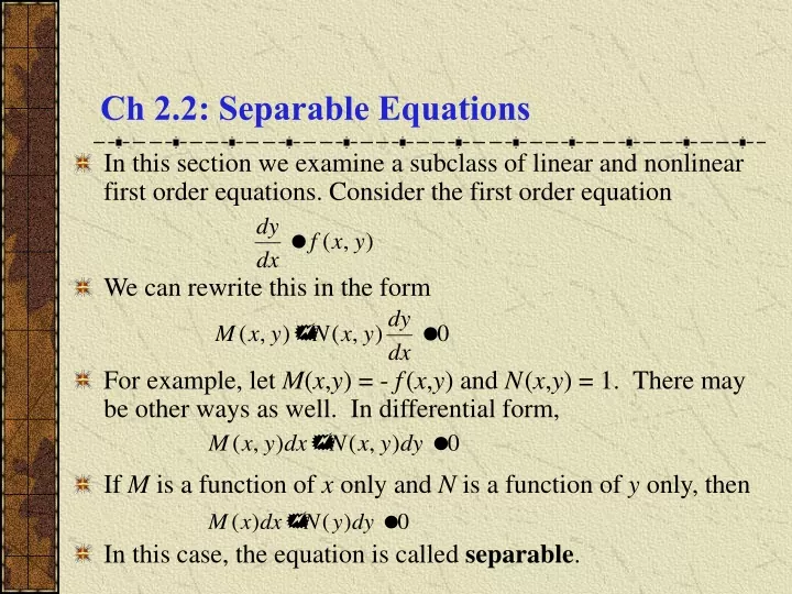 ch 2 2 separable equations