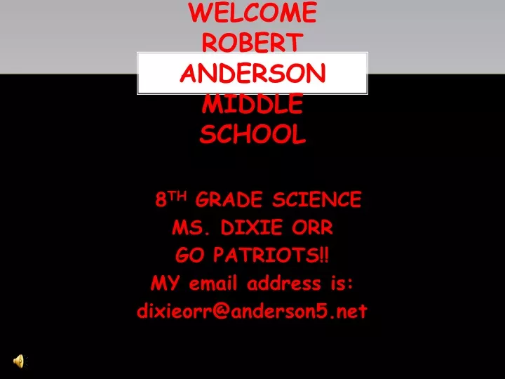 welcome robert anderson middle school