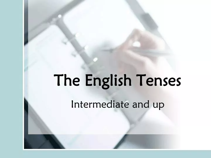 the english tenses