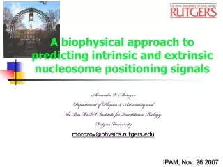 A biophysical approach to predicting intrinsic and extrinsic nucleosome positioning signals