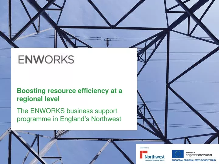 boosting resource efficiency at a regional level
