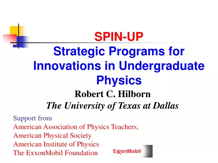 spin up strategic programs for innovations