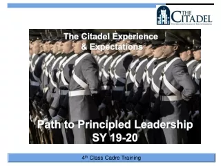 Path to Principled Leadership SY 19-20