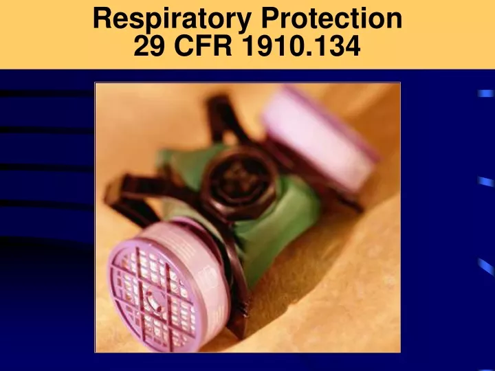 respiratory protection 29 cfr 1910 134