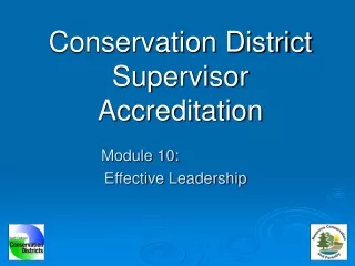 Conservation District Supervisor Accreditation