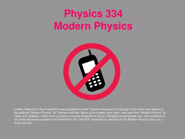 physics 334 modern physics