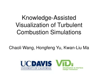 Knowledge-Assisted Visualization of Turbulent Combustion Simulations
