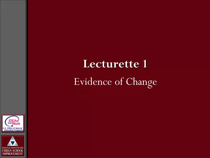 lecturette 1