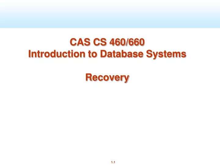 cas cs 460 660 introduction to database systems