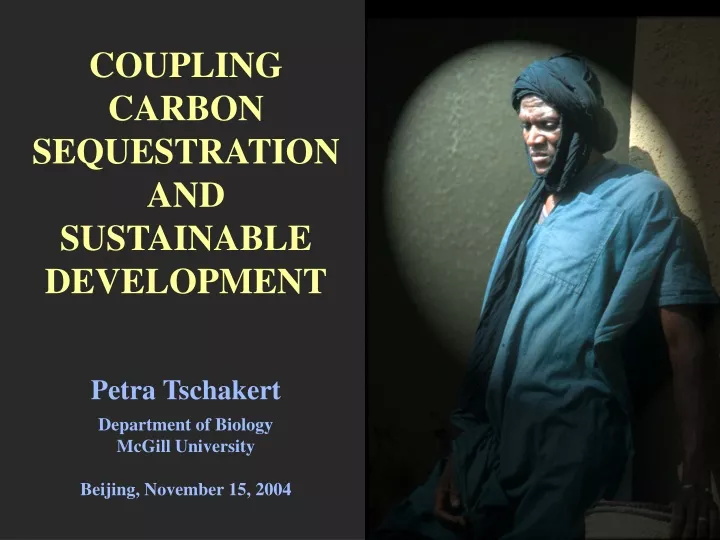 coupling carbon sequestration and sustainable