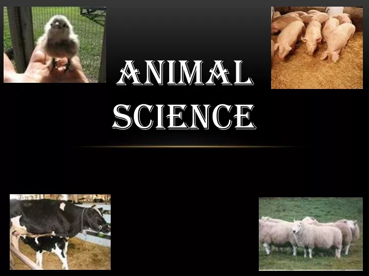 animal science