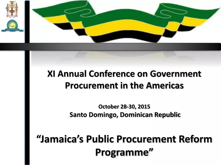 xi annual conference on government procurement