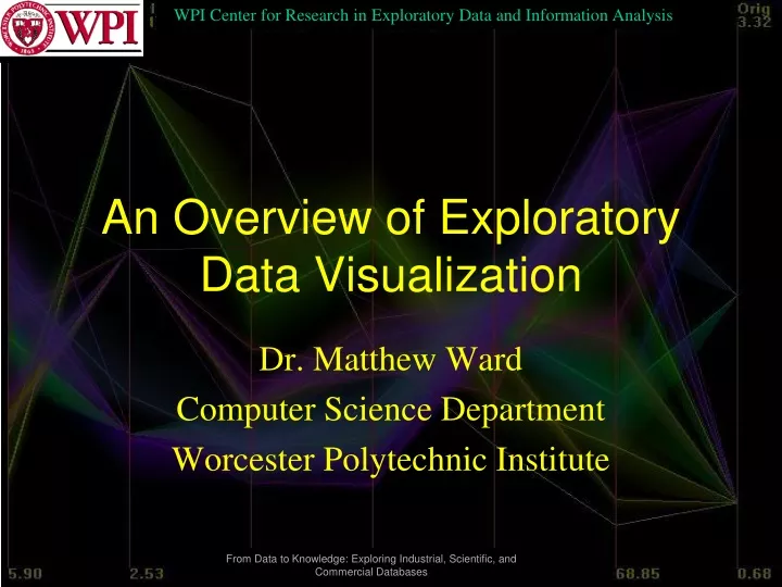 an overview of exploratory data visualization