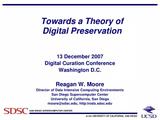 Towards a Theory of Digital Preservation
