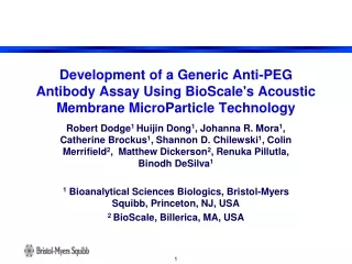 Reagents for Assessing Assay Sensitivity