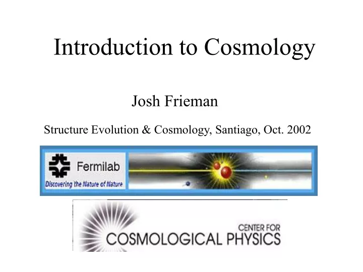 Ppt Introduction To Cosmology Powerpoint Presentation Free Download Id9292699 8669