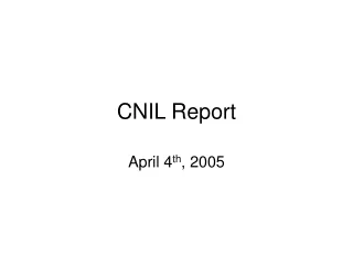 CNIL Report