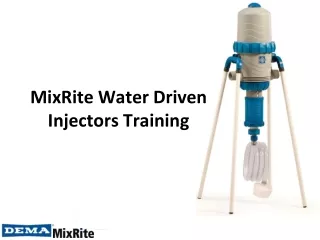 MixRite Water Driven Injectors Training