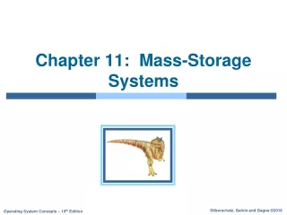 Chapter 11:  Mass-Storage Systems