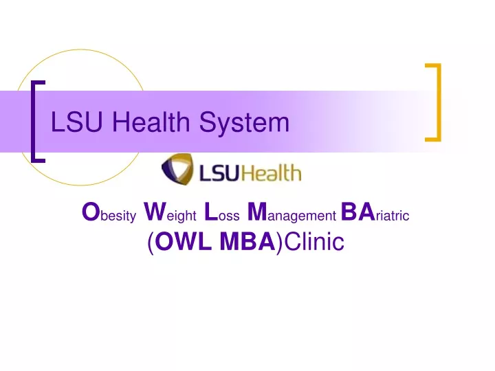 lsu health system