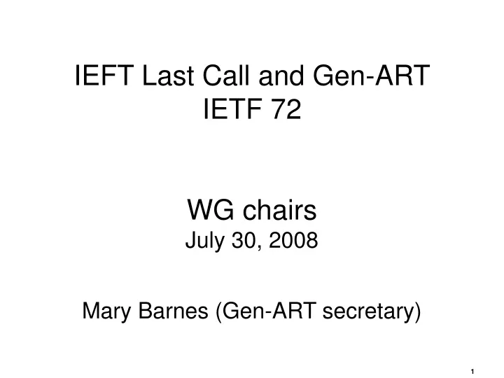 mary barnes gen art secretary