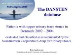 The DANSTEN  database - slide 1