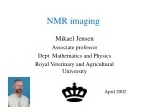 NMR imaging - slide 1