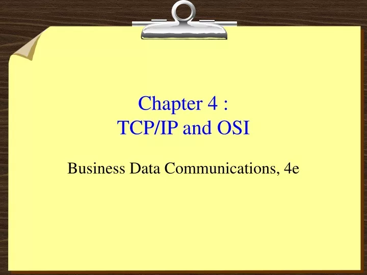 chapter 4 tcp ip and osi