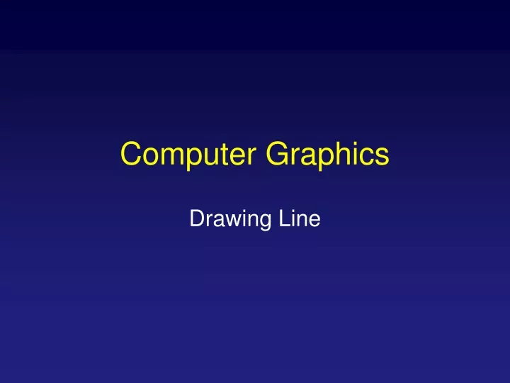 computer graphics