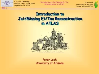 Peter Loch University of Arizona