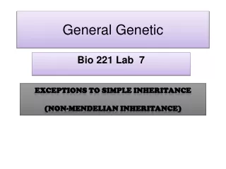 General Genetic