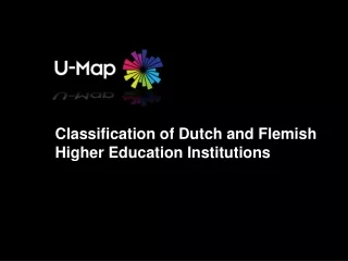 Classification of Dutch and Flemish Higher Education Institutions