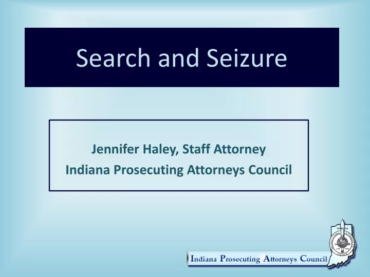 Ppt Search And Seizure Powerpoint Presentation Free Download Id