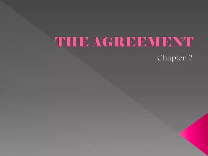 the agreement