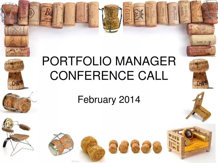 portfolio manager conference call