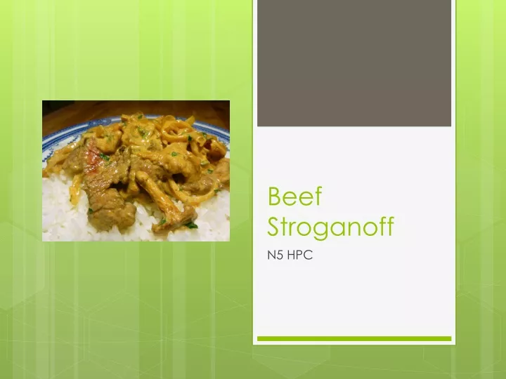 beef stroganoff