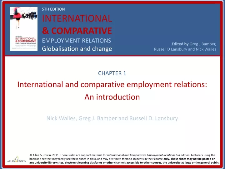 chapter 1 international and comparative