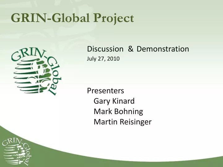 grin global project