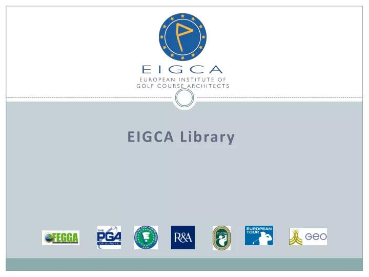 eigca library