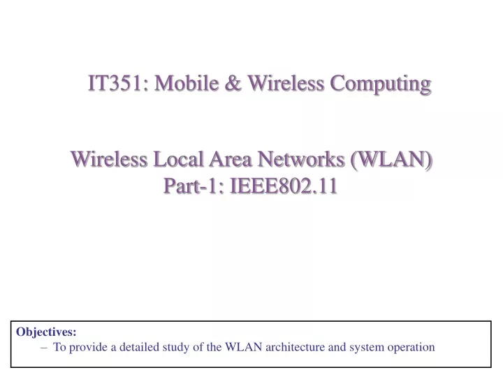 it351 mobile wireless computing