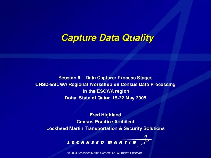 capture data quality