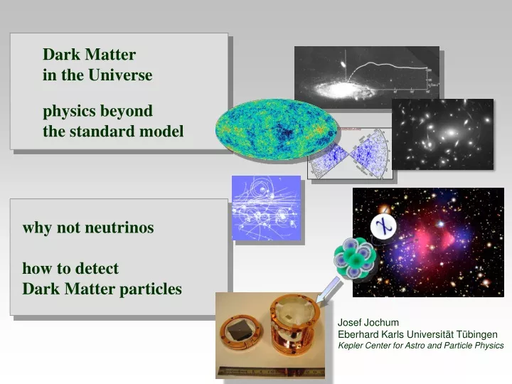dark matter in the universe physics beyond